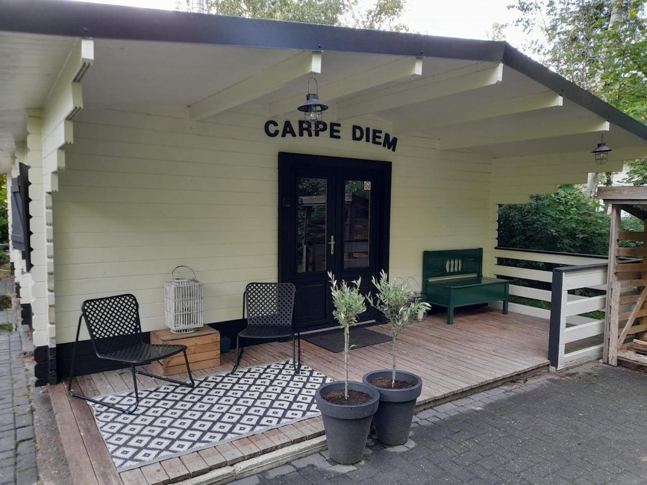Carpe Diem, Het Ruime Chalet Met Houtkachel Nabij Wildlands Emmen Schoonebeek Extérieur photo